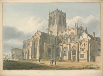 Dorset - Sherborne Church, 1802 od John Buckler