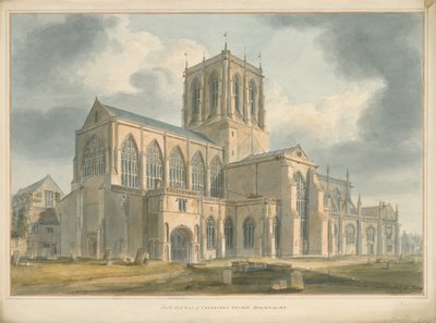 Dorset - Sherborne Church, 1802 od John Buckler