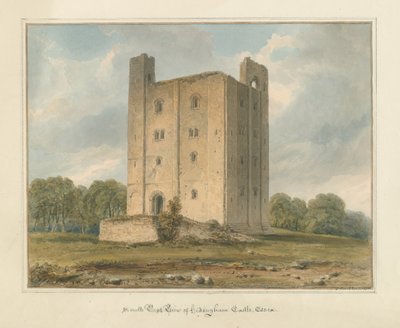 Essex – hrad Hedingham od John Buckler