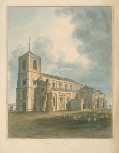 Essex – opatství Waltham od John Buckler