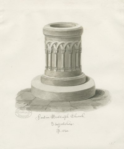 Font ve společnosti Biddulph od John Buckler