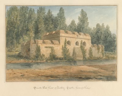 Hampshire - Netley Castle, 1828 od John Buckler