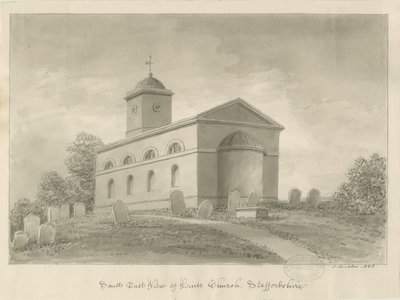 Kostel rad: kresba sépie od John Buckler