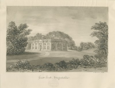 Rady Hall: kresba sépie od John Buckler