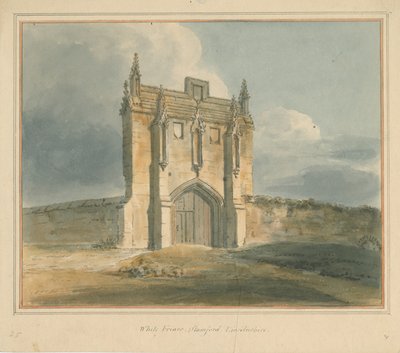 Lincolnshire - Stamford - White Friars, 1802 od John Buckler