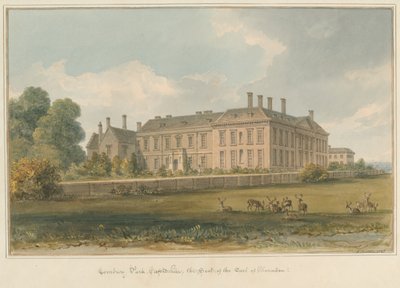 Oxfordshire - Cornbury Park, 1826 od John Buckler