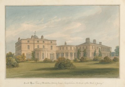 Oxfordshire - Middleton Stoney House, 1827 od John Buckler