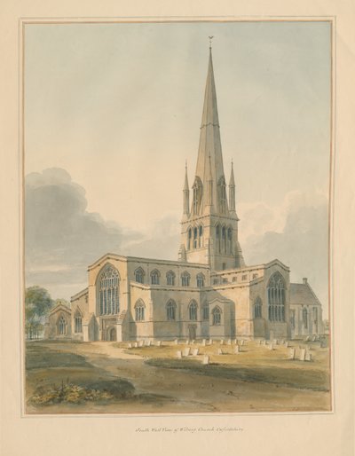 Oxfordshire - Witney Church od John Buckler