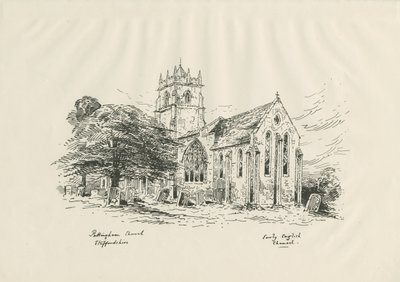 Pattingham Church: ?zincograph, nd [19. století] (tisk) od John Buckler