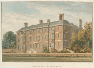 Surrey - Ham House, 1815 od John Buckler
