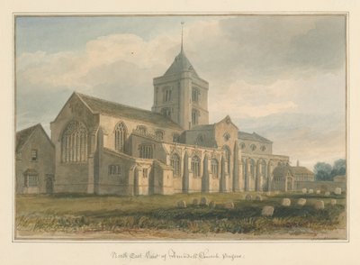 Sussex - Arundel Church, 1804 od John Buckler