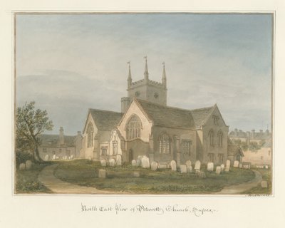 Sussex - Petworth Church, 1825 od John Buckler