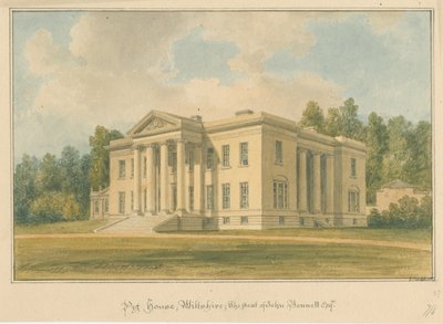Wiltshire - Pyt House, 1817 od John Buckler