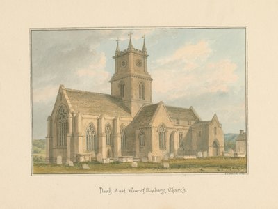 Wiltshire - Tisbury Church, 1804 od John Buckler