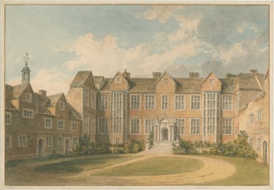 Yorkshire - York - interiér Heslington House, 1818 od John Buckler