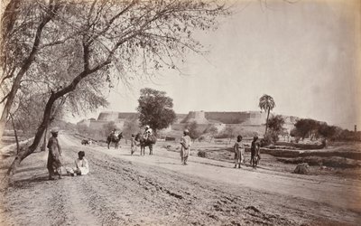 „Péšávar a okolí, z vězení“, kolem roku 1862 (foto) od John Burke