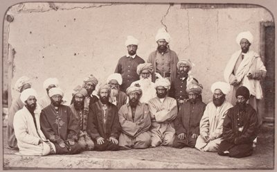 Sirdar Habeeboolah [sic] Gilzai a další Khans, 1879 od John Burke
