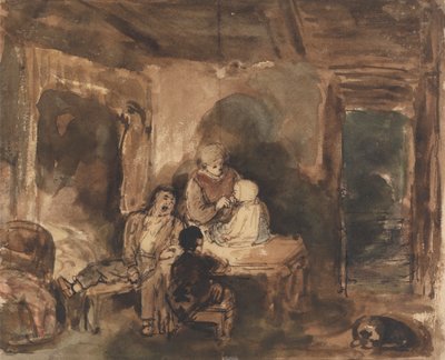 Interiér chaty od John Burnet