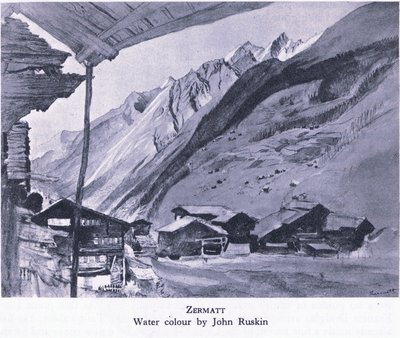 Zermatt, z British Adventure vydané Collinsem, 1947 od John Bushin