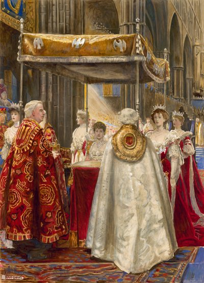 Korunovace krále Edwarda VII a královny Alexandry, 1904 od John Byam Liston Shaw
