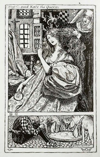 "Hist" - řekla Kate The Queen od John Byam Liston Shaw