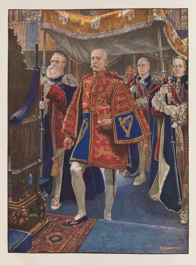 Korunovace krále Edwarda VII od John Byam Liston Shaw