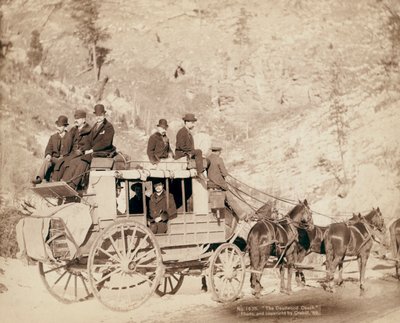 Deadwood Coach cestuje v Jižní Dakotě od John C. H. Grabill