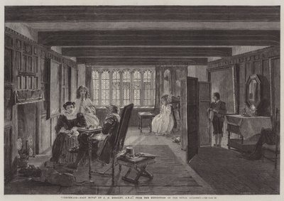 Mat, Next Move, z výstavy Královské akademie od John Callcott Horsley