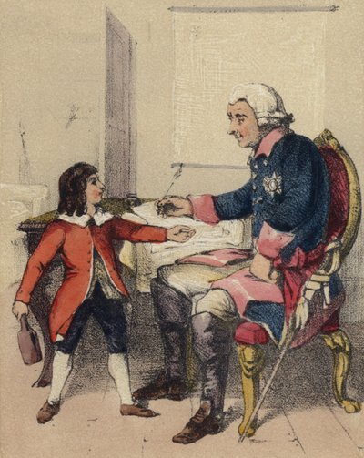 Frederick Veliký a jeho synovec od John Callcott Horsley