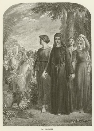 Zamyšlený od John Callcott Horsley