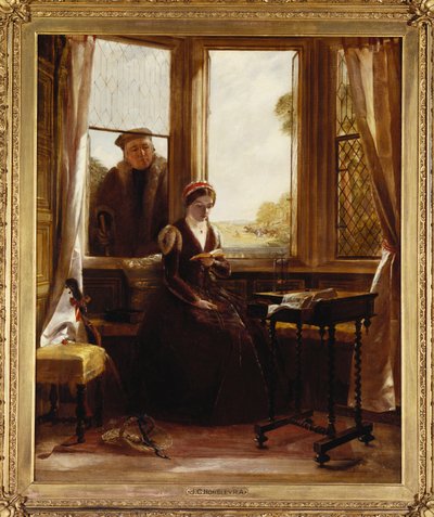 Lady Jane Gray a Roger Ascham, 1853 od John Callcott Horsley