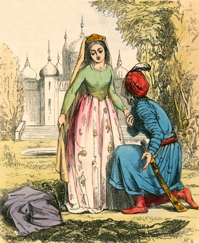 Bestie se změnila v prince od John Callcott Horsley