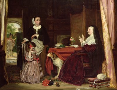 Nové šaty, 1865 od John Callcott Horsley