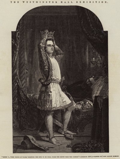 Výstava Westminster Hall od John Callcott Horsley