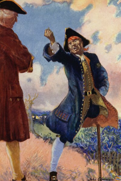 Ilustrace pro ostrov pokladů od John Cameron