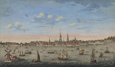 Pohled z východní perspektivy na Philadelphii, 1778 od John Carwitham