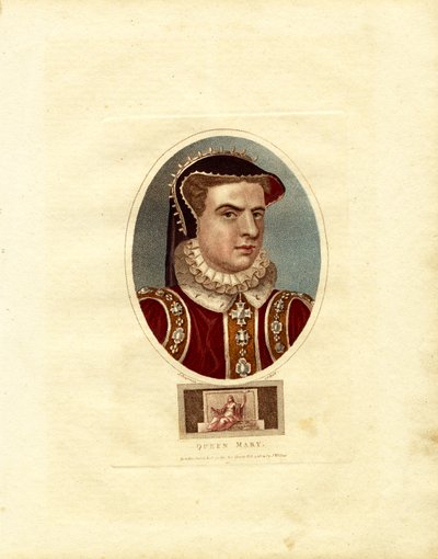 Portrét anglické královny Marie I. od John Chapman
