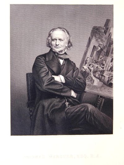 Thomas Webster, z knihy "The Drawing-Room Portrait Gallery of Emminent Personages". od John and Charles (after) Atkins