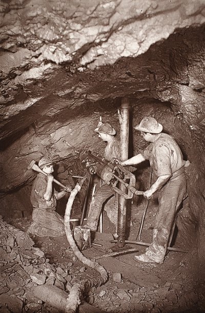 Rock-drill end, East Pool mine, ilustrace z 