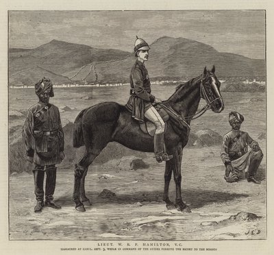 Poručík WRP Hamilton, VC od John Charles Dollman