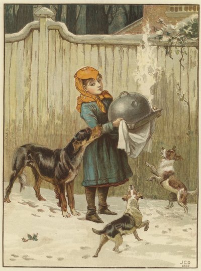 Vánoční večeře v ohrožení od John Charles Dollman