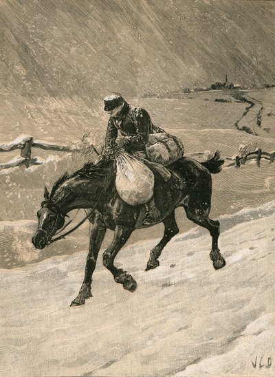Vánoční pošťák od John Charles Dollman