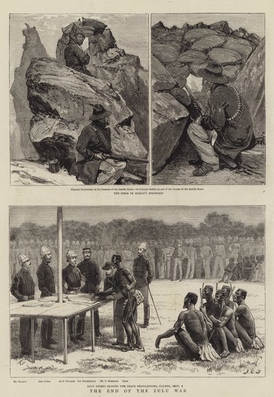 Konec války Zuluů od John Charles Dollman