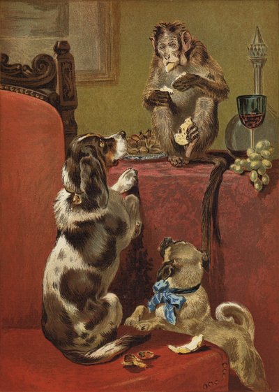 Chamtivá opice od John Charles Dollman