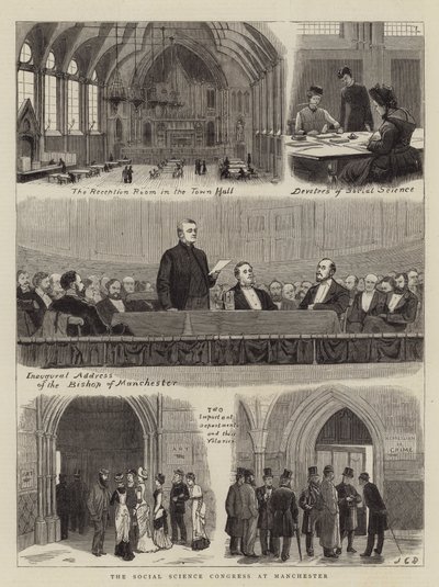 Kongres společenských věd v Manchesteru od John Charles Dollman