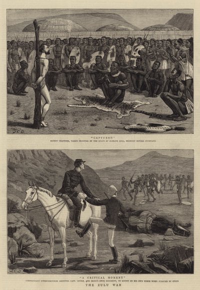 Válka Zuluů od John Charles Dollman