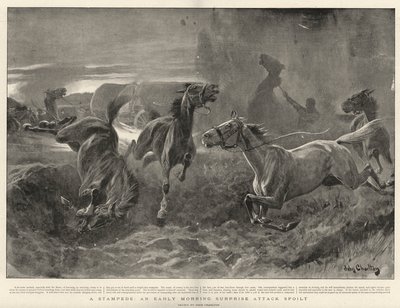 A Stampede, ranní překvapivý útok zkažený od John Charlton