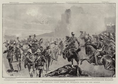 Bitva o Ladysmith, imperiální lehký kůň na Pepworth Hill na záchranu od John Charlton