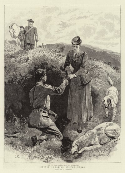 Střelba tetřevů na Maurech od John Charlton