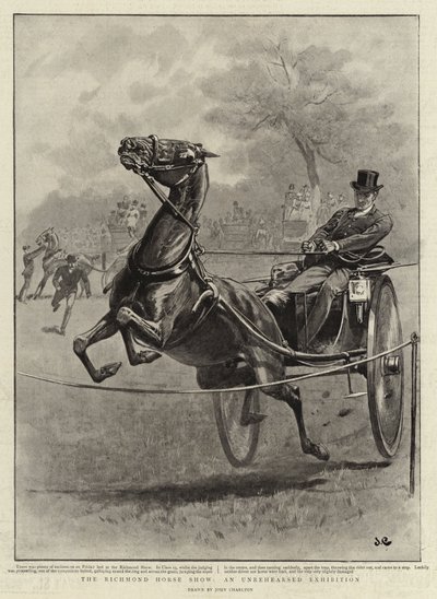 Richmond Horse Show, nezkušená výstava od John Charlton